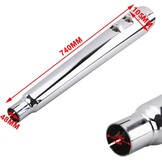 4 inch uitlaatpijpen chroom megafoon slip-on geluiddemper voor Touring-modellen van 1995 tot 2016, Bagger, Dresser Road King, Electra Glide, Street Glide, Road Glide, Ultra Glide