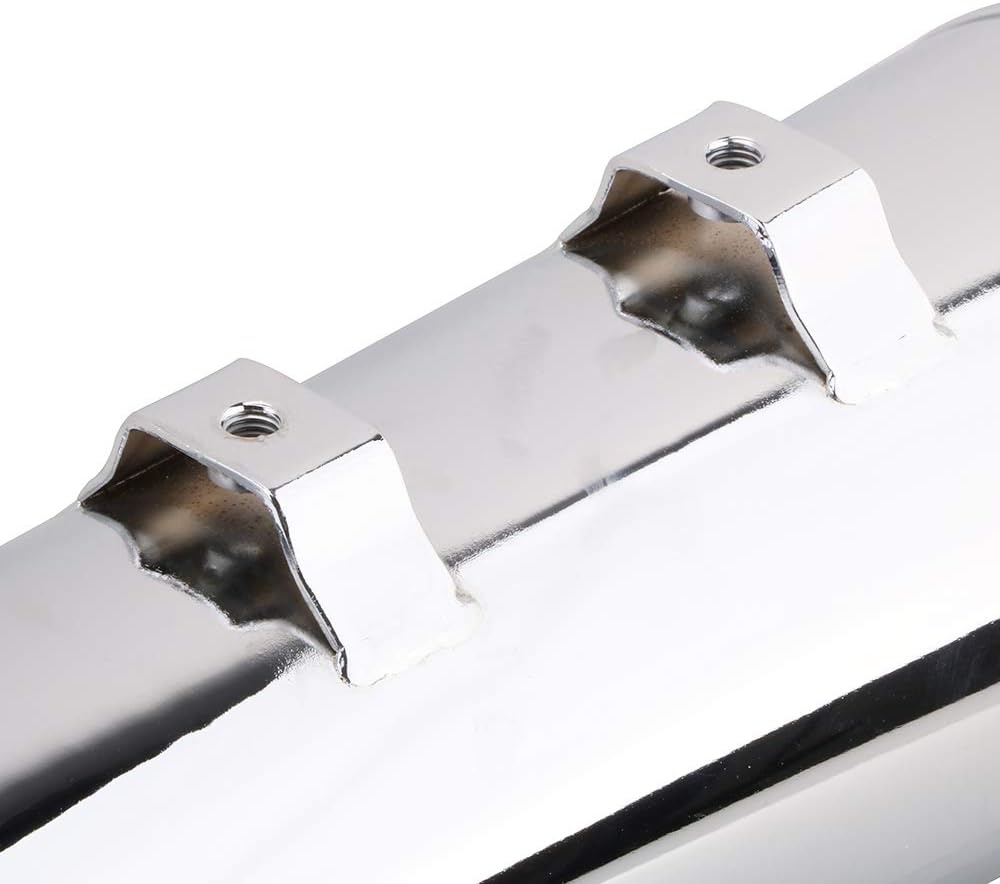 4 inch uitlaatpijpen chroom megafoon slip-on geluiddemper voor Touring-modellen van 1995 tot 2016, Bagger, Dresser Road King, Electra Glide, Street Glide, Road Glide, Ultra Glide