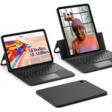 ESR iPad-toetsenbord hoes voor iPad Pro 12,9 inch (6e/5e/4e/3e generatie), volledig verstelbare standaard, magnetisch afneembaar hoesje, volledig verstelbare standaard in portret- en landschapsformaat