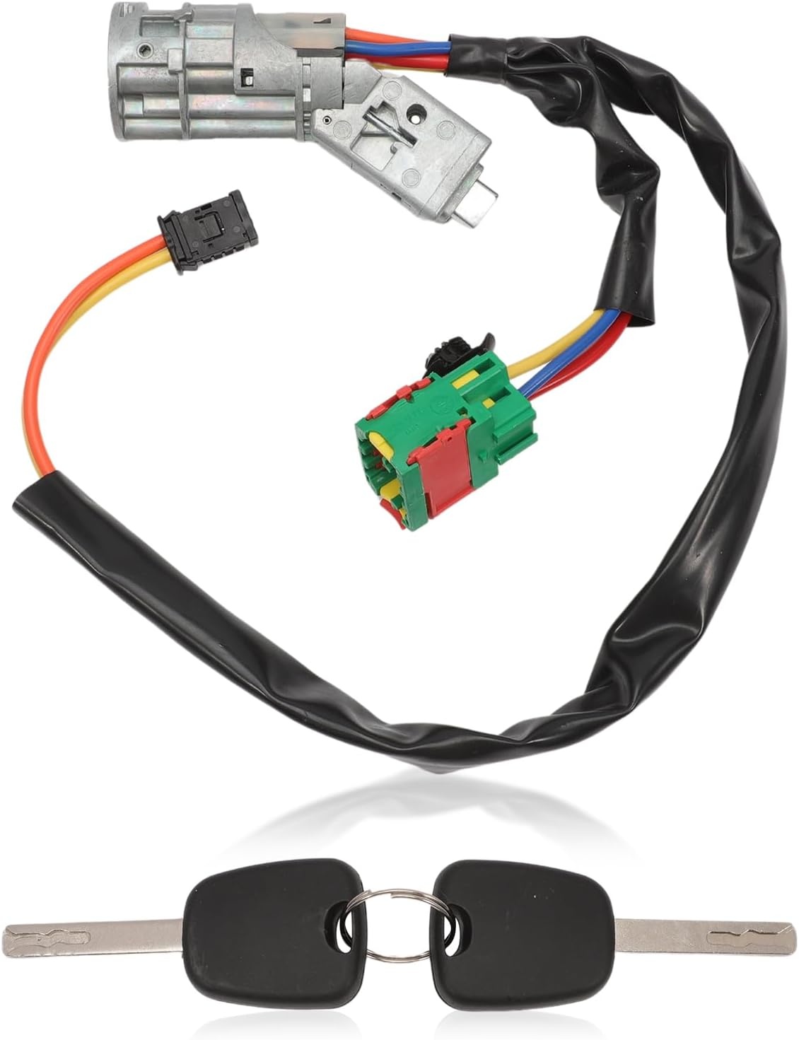 Stuurslot met 2 sleutels 4162AH compatibel voor Citroen C3 Fase 1 C2 Peu-geot 1007 4162.AH