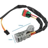 Stuurslot met 2 sleutels 4162AH compatibel voor Citroen C3 Fase 1 C2 Peu-geot 1007 4162.AH