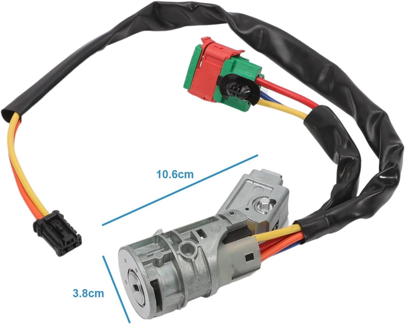 Stuurslot met 2 sleutels 4162AH compatibel voor Citroen C3 Fase 1 C2 Peu-geot 1007 4162.AH