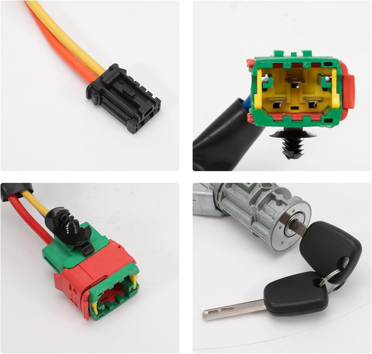 Stuurslot met 2 sleutels 4162AH compatibel voor Citroen C3 Fase 1 C2 Peu-geot 1007 4162.AH