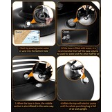 Vrijstaande Bokszakken voor Volwassenen - 178 cm Bokszak Opblaasbare Kickbokszak voor Training MMA Muay Thai Fitness