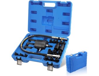 21-delige set Diesel inspuitmondtrekker, pneumatisch injectortrekker met adapter, inspuitmondtrekker, perslucht injectoren uittrekgereedschap