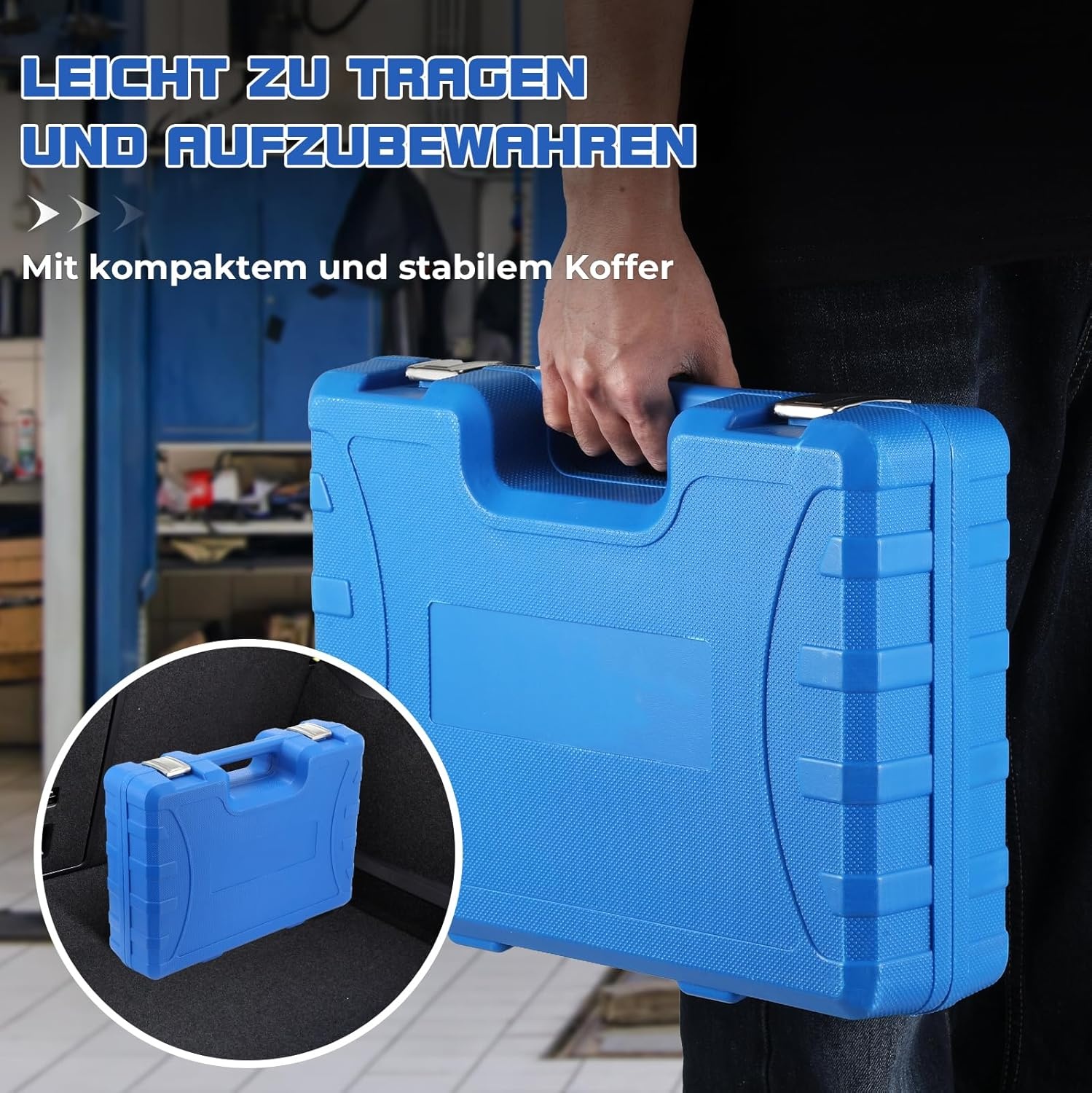 21-delige set Diesel inspuitmondtrekker, pneumatisch injectortrekker met adapter, inspuitmondtrekker, perslucht injectoren uittrekgereedschap