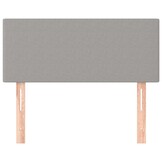 vidaXL Hoofdbord Stoffen 100x5x78/88cm Lichtgrijs - 41% Korting
