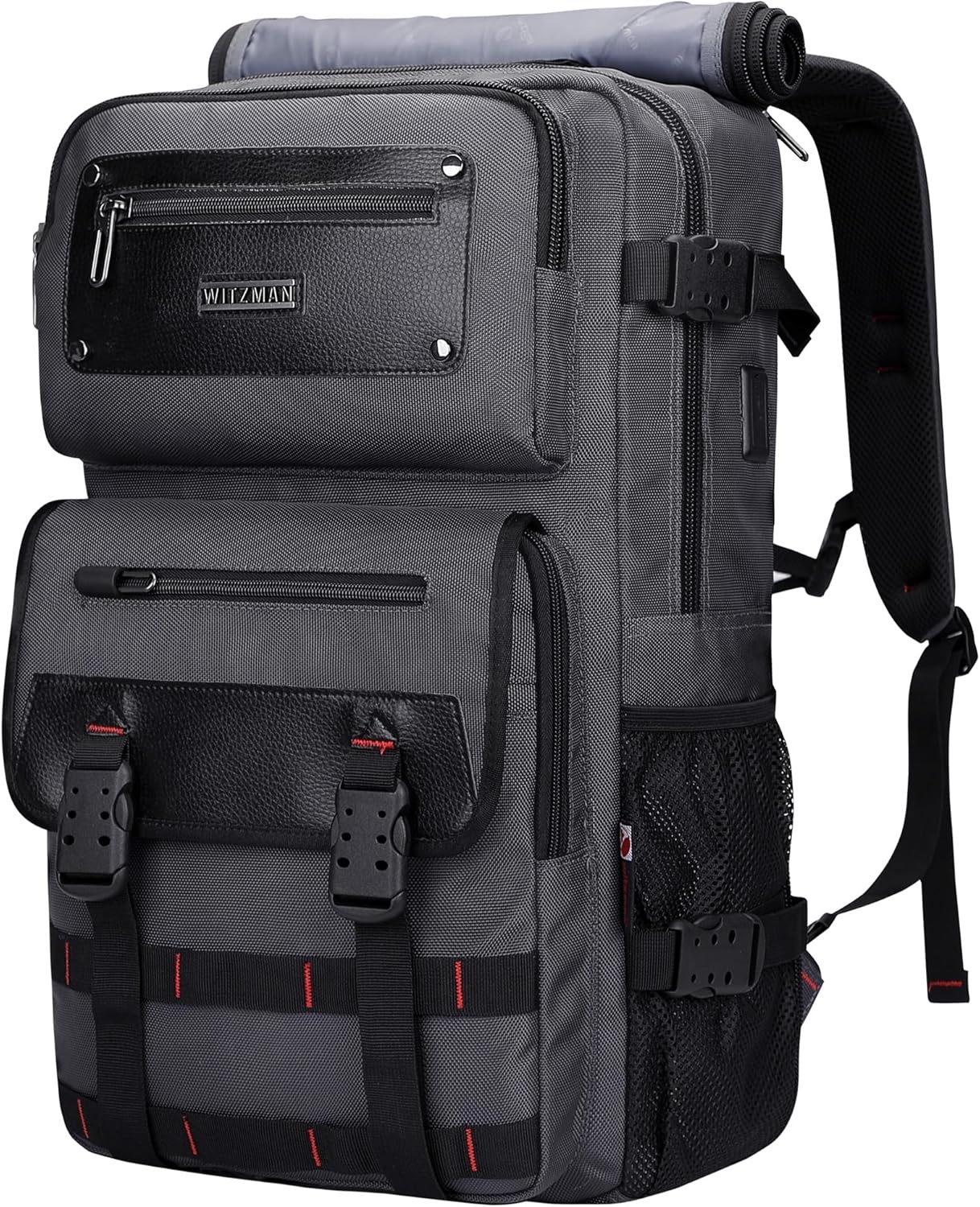 WITZMAN Carry On Travel Rugzak voor Mannen Duffle Bags Fit 17 Inch Laptop Luchtvaartmaatschappij Goedgekeurde Laptop Rugzak