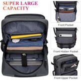 WITZMAN Carry On Travel Rugzak voor Mannen Duffle Bags Fit 17 Inch Laptop Luchtvaartmaatschappij Goedgekeurde Laptop Rugzak