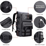 WITZMAN Carry On Travel Rugzak voor Mannen Duffle Bags Fit 17 Inch Laptop Luchtvaartmaatschappij Goedgekeurde Laptop Rugzak