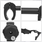 Framehouder voor fietsendrager, 3 stuks, 25 cm + 32 cm + 45 cm lengte, universele fietsframehouder, afsluitbaar, framehouder voor U-beugelbuis: Ø 2,5-3 cm, framediameter van de fiets: Ø 3-6 cm