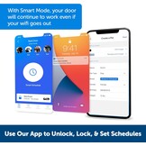 PetSafe SlimmeDeur Verbonden Huisdier Deur, App-Gestuurd, Selectieve Toegang, Energiezuinig, Groot