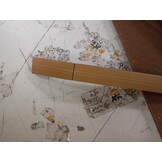 vidaXL Nachtkastje met metalen poten OSLO massief grenenhout grijs