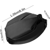 Men's Bag Sling Bag, waterafstotende schoudertas met verstelbare schouderriem