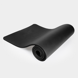 Yoga mat - Fitness mat - Dik - 183x60 cm - Zwart