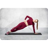Yoga mat - Fitness mat - Dik - 183x60 cm - Zwart