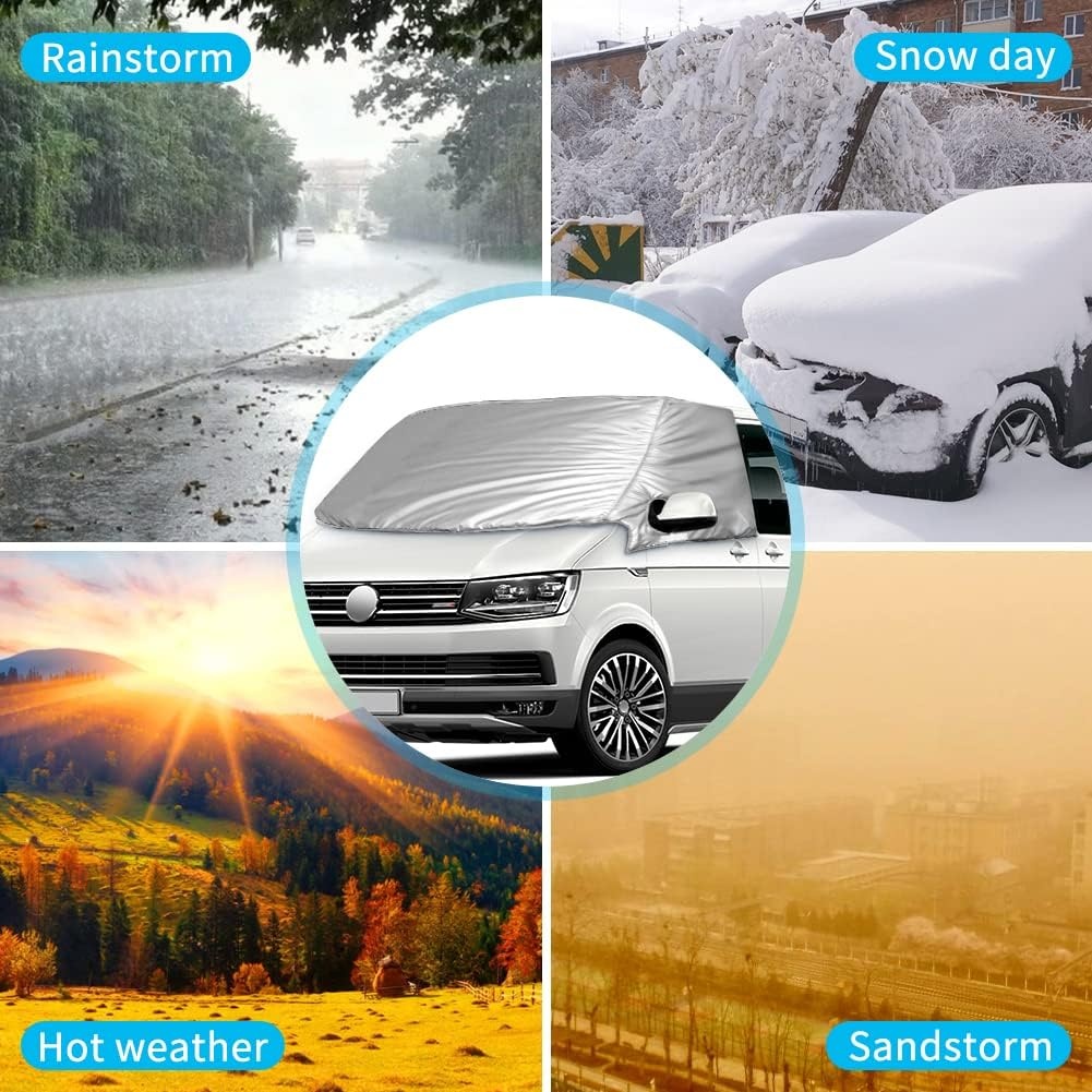 Zonneschermen voorruit compatibel met VW T6