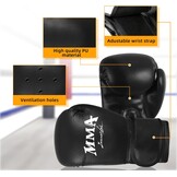 Hangende kinderen bokszak, 61 cm bokszak set met handschoenen, kettingen en bevestigingshaken, microvezel leren zware zak voor training kickboksen fitness kinderen workout