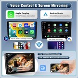 SIXWIN Android 13 Autoradio [4+64GB] voor Hyundai i20 2008-2012 | 9" touchscreen (1280x720) | CarPlay/Android Auto/DSP | GPS/WiFi/BT/USB/FM/RDS/MirrorLink + 32-Band EQ