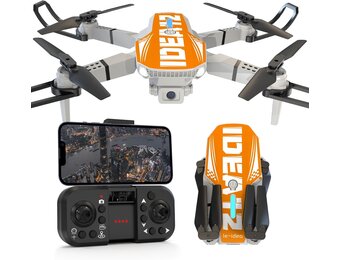 LE-IDEA IDEA12 Mini Drone Oranje met 1080P Camera voor Volwassenen en Beginners