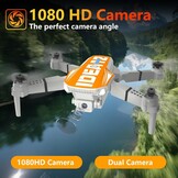 LE-IDEA IDEA12 Mini Drone Oranje met 1080P Camera voor Volwassenen en Beginners