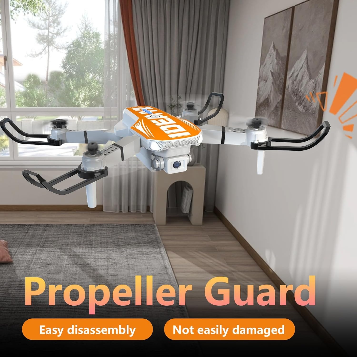 LE-IDEA IDEA12 Mini Drone Oranje met 1080P Camera voor Volwassenen en Beginners