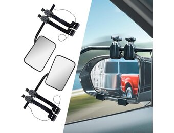 Caravanspiegel,2 Stuks Aanhangspiegel,Universele Spiegel,Aanhangerspiegel,Camperspiegel,Buitenspiegel Voor Campers,Voor Alle Gangbare Voertuigtypen