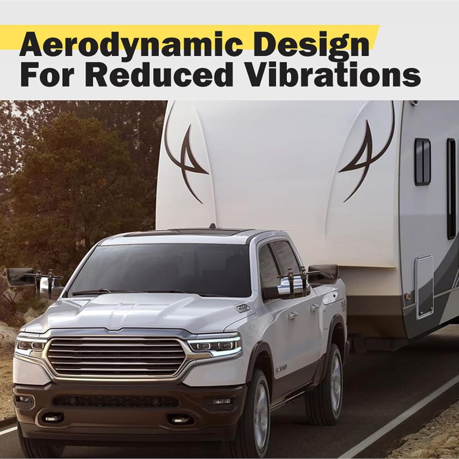 Caravanspiegel,2 Stuks Aanhangspiegel,Universele Spiegel,Aanhangerspiegel,Camperspiegel,Buitenspiegel Voor Campers,Voor Alle Gangbare Voertuigtypen