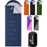 Sportneer Slaapzak voor buiten, licht, draagbaar, warme dekenslaapzak, winterslaapzak voor kamperen, reizen en outdoor, 220 x 75 cm
