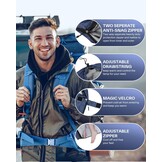 Sportneer Slaapzak voor buiten, licht, draagbaar, warme dekenslaapzak, winterslaapzak voor kamperen, reizen en outdoor, 220 x 75 cm