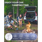 Sportneer Slaapzak voor buiten, licht, draagbaar, warme dekenslaapzak, winterslaapzak voor kamperen, reizen en outdoor, 220 x 75 cm