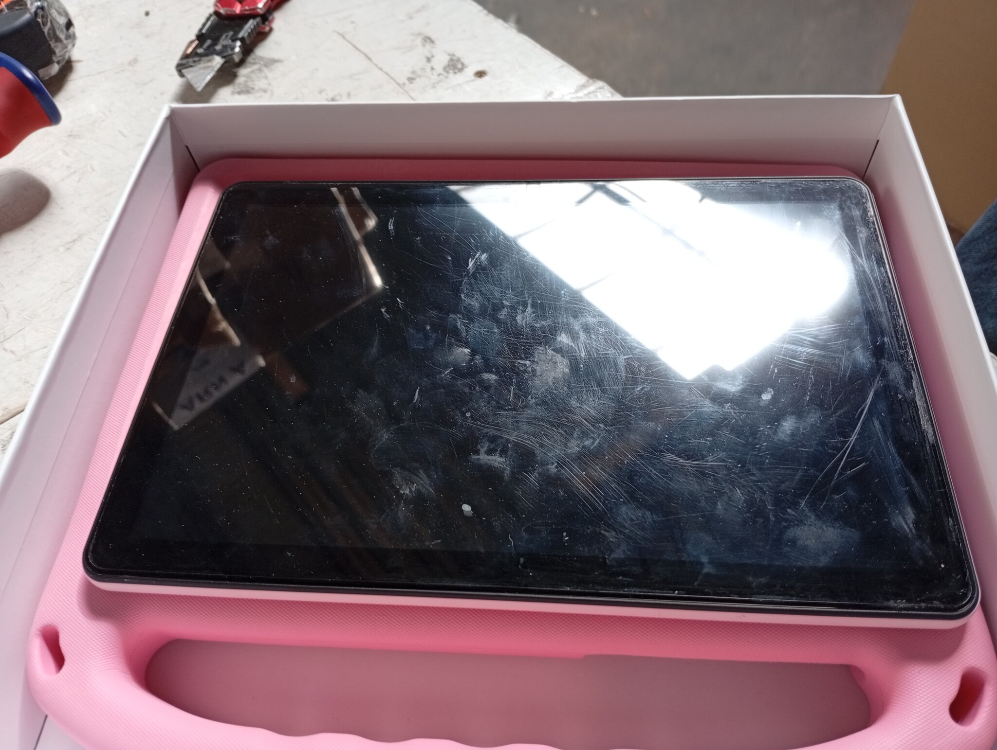 Kindertablet, 10 inch Android 14, 8 GB RAM, 128 GB ROM, EVA-hoes, Bluetooth, Wi-Fi, 6000 mAh, kinderbeveiliging, dubbele camera