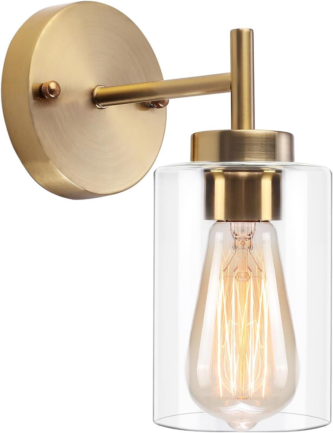 Witte Kroonluchter met 4 Lampen, Moderne Plafondlamp voor Woonkamer, Slaapkamer en Eetkamer, E14 Fitting