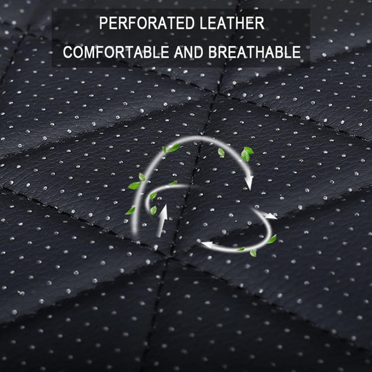 2 stuks stoelhoezen, waterdicht PU-leer, autostoelbeschermer, universeel, compatibel met Renault Captuur KaDJAR