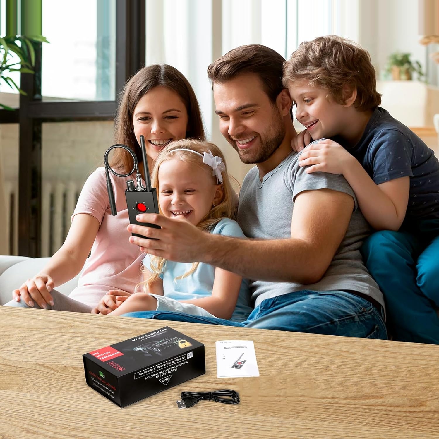 Wanzen Detector, WanzenDetector GPS Spionage Zoeker Verborgen Camera Laser voor GSM Tracker Afluisterapparaten Camera's Wanzenvinder