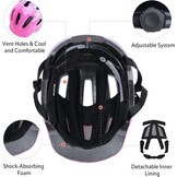 YOOXARMOR Kinderfietshelmen, verstelbare peuterhelm voor meisjes en jongens van 3-5-8 jaar, lichtgewicht baby-/babyhelm voor paardrijden, skateboard, BMX, fiets, scooter