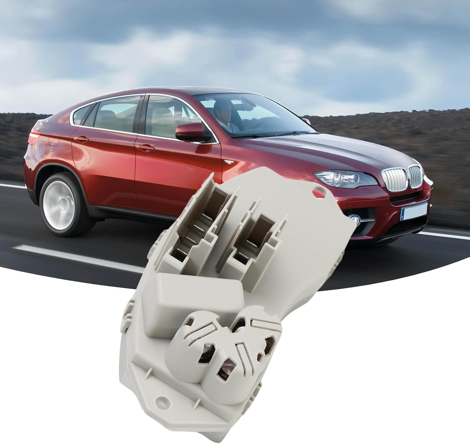 Motorweerstand voor verwarmingsventilator 64116927090, vervanging van de interne ventilatorweerstand voor X1 X3 X5 X6 F25 E70 E71 E72 E81 E82 E84 E87 E88 E89 E90 E91 E92 E93 Z. 4 6416416416