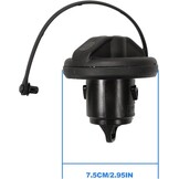 Tankdop afsluitbaar met 2 sleutels voor Punto EVO Ducato Panda 500 Grande 147 MITO Ypsilon 71802520 olietankdop benzinedop