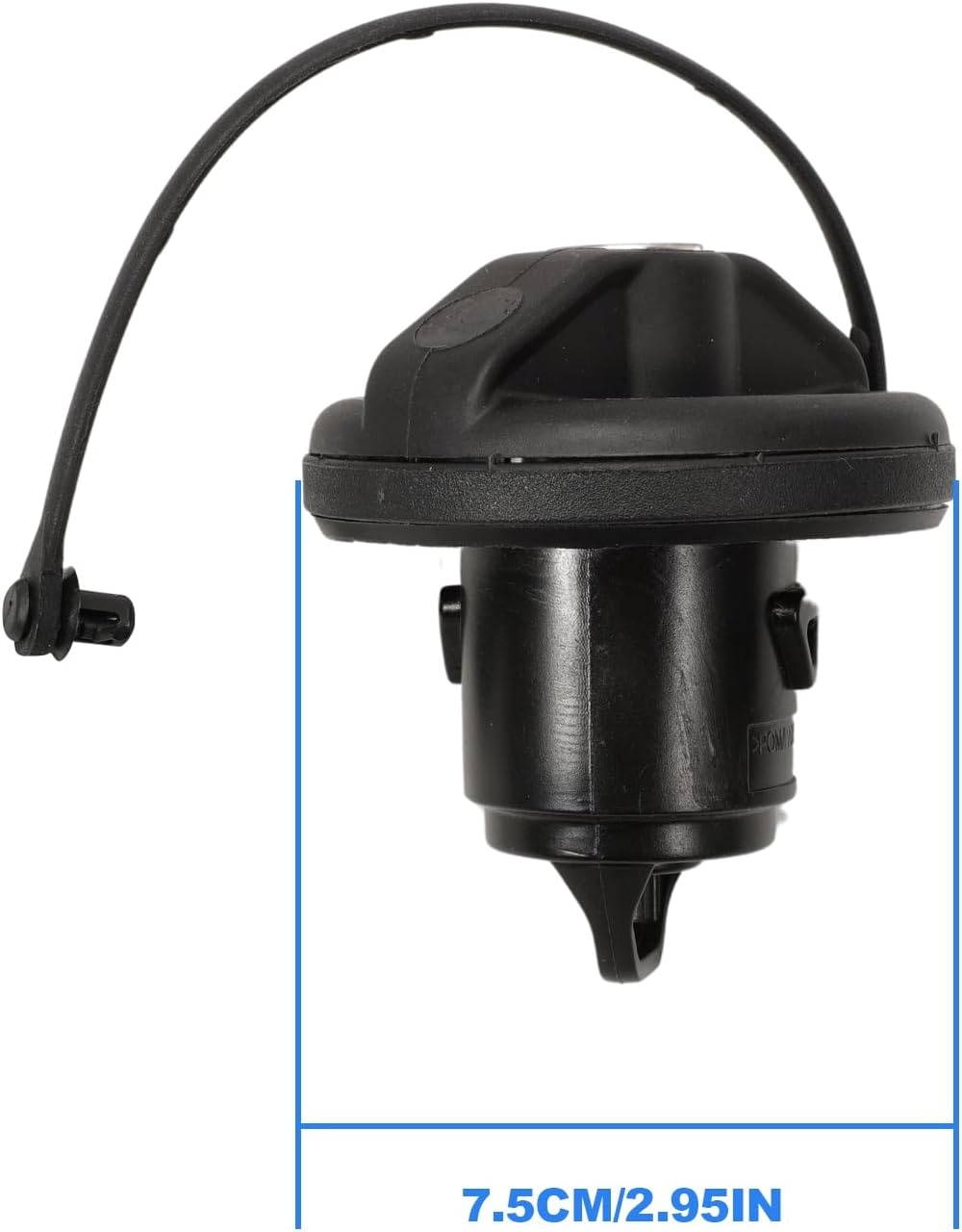 Tankdop afsluitbaar met 2 sleutels voor Punto EVO Ducato Panda 500 Grande 147 MITO Ypsilon 71802520 olietankdop benzinedop