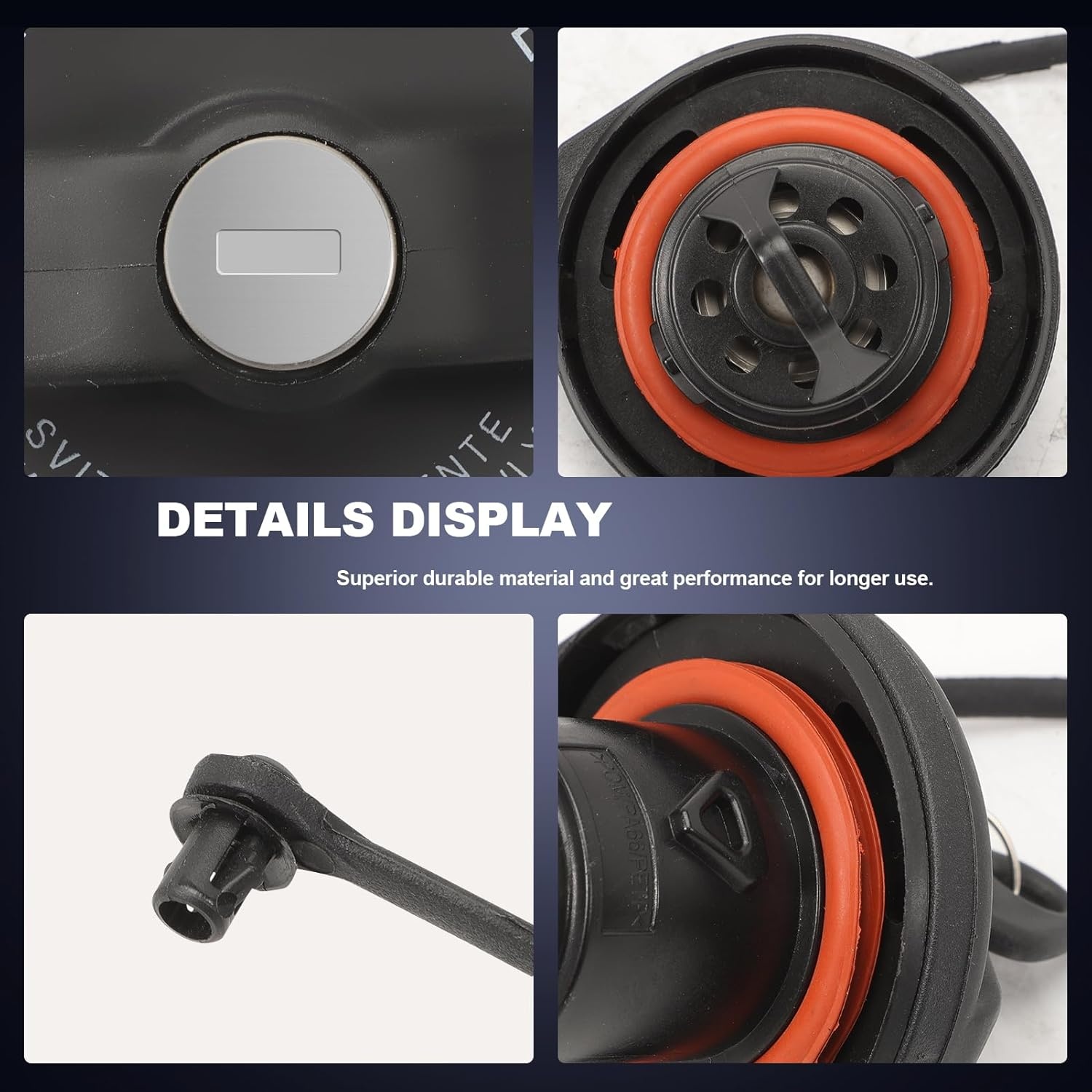 Tankdop afsluitbaar met 2 sleutels voor Punto EVO Ducato Panda 500 Grande 147 MITO Ypsilon 71802520 olietankdop benzinedop