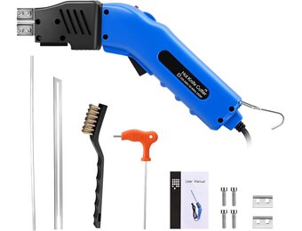 250W luchtgekoelde schuim Cutter Pro Elektrisch hot mes draagbare piepschuim snijgereedschap kit de koester schuimbord snijder met buigbare 12 ''/30 cm mes 24 uur verder werken