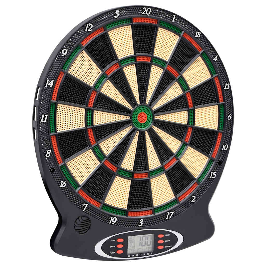 VidaXL Elektrisch Dartbord met Darts - Polypropeen Zwart (31% Korting)