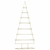 Gouden Metalen Kerstboom 210cm - 33% Korting