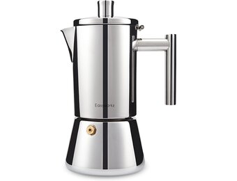 Easyworkz Stovetop Espresso Maker 520ml Roestvrijstalen Moka Pot Koffiezetapparaten,12 kopjes