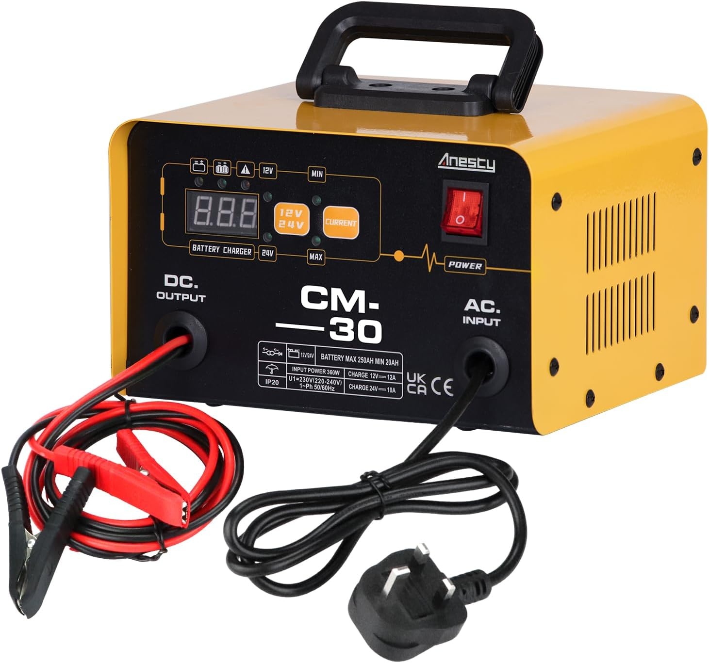 Anesty Auto Acculader 12V/24V - 27% Korting
