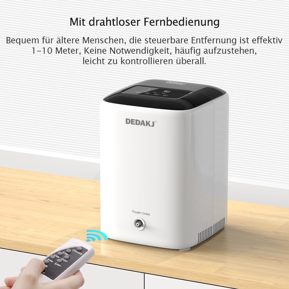 DEDAKJ DH22-C1L Zuurstofconcentrator 1-7L/min met Vernevelaar - 29% Korting!