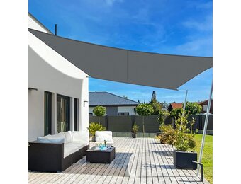 LOVE STORY Zonnedoek 4x6m Antraciet - 33% Korting!