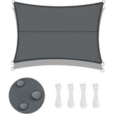 LOVE STORY Zonnedoek 4x6m Antraciet - 33% Korting!