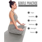 ROMIX Yoga Mat 10mm - Antislip & Comfortabel met Tas - 22% Korting!