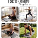 ROMIX Yoga Mat 10mm - Antislip & Comfortabel met Tas - 22% Korting!